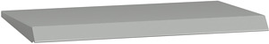 Regenschutzdach TxB:600x400mm RAL7035 Stahlblech