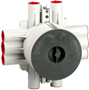 MULTIFIX Deckendose 145mm breit 78mm tief und 145mm lang C/C70mm grau