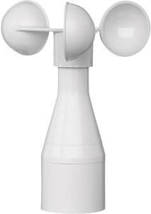 Windsensor mit 0-10V Schnittstelle und Heizung polarweiß
