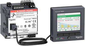 Netzanalysator ION Klasse S, PowerLogic PM8214, Standard, DIN-Schiene