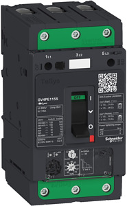 Motorschutzschalter TeSys GV4 - 80A 3P 25kA - EvLink - Kipphebel