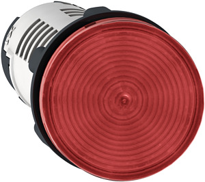 Meldeleuchte 24VDC rot mit integ.LED
