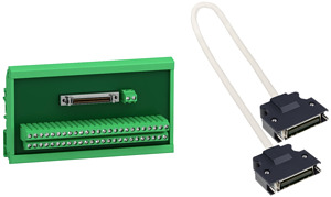 LXM28 E/A-Klemmblock-Modul mit 0,5m Anschlusskabel für CN1 E/A-Schnitts