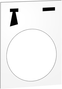 Symbolschild Ein + Hupe Ein mit Hupe weiss