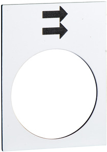 Symbolschild Hubwerk heben Auf V2weiss