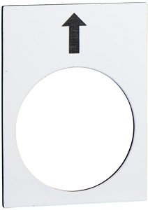 Symbolschild Hubwerk heben schwarz
