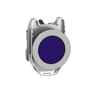 Leuchtmelder 110-120VAC D=30mm blau Harmony XB4F komplett mit LED