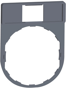 SCHILDTRÄGER 30X40MM 22MM GR