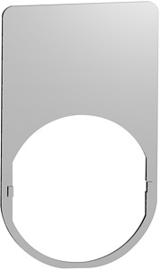 Schildträger, Metall, für Harmony 2 2mm, 30x50mm