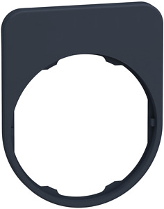 Schildträger 40x50mm, ohne Schild, unbeschriftet, für Harmony 30mm