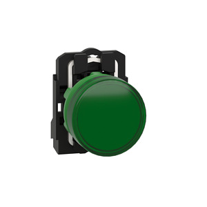 Leuchtmelder 24VAC/DC D=22mm grün Harmony XB5 LED-Modul + Schraubanschluss