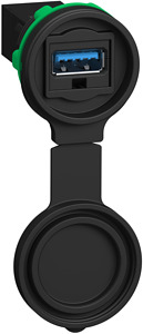 USB-Buchse, Harmony XB5, Kunststoff , 22mm, USB 3.0 Typ A, Steckverbinder, K