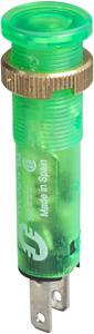 LED-Meldeleuchte 12V grün d=8mm IP65 GS