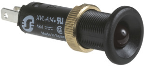 LED-Meldeleuchte 12V rot d=8mm IP40 Frontring GS