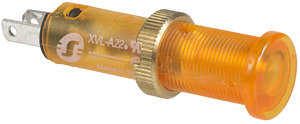 LED-Meldeleuchte 12V gelb d=8mm IP65 GS