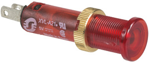 LED-Meldeleuchte 12V rot d=8mm IP65 GS