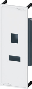 Kompaktleistungsschalter+RCD-Modul auf Tragblech H750xB250
