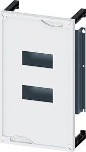 Kompaktleistungsschalter+RCD-Modul auf Tragblech H450xB250