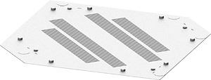 SIVACON S4 Dachblech Eckfeld IP40 T: 400mm