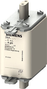 NH00-Sicherungseinsatz 35A GL/GG 500VAC 250VDC mit Stirnmelder