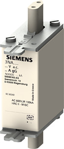 NH000-Sicherungseinsatz 6A GL/GG 690VAC 250VDC mit Stirnmelder