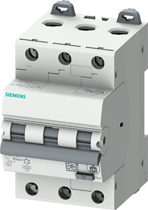 FI/LS 3P B6 6KA type A 30mA 3TE FI/LS-Schalter, 6 kA, 3P Typ A, 30 mA, B