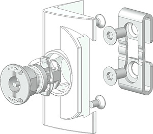SIVACON S4 Doppelbartverschluss 1 P ack=20 Stück