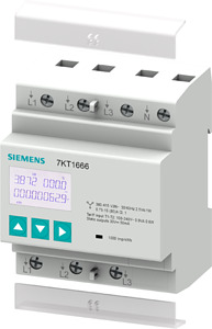 PAC1600: 3 phasig / 80A, Modbus, MI SENTRON Messgerät 7KT PAC1600, 3-phasig,