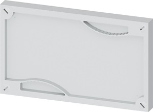 Feldabdeckung H150xB250mm ALPHA DIN/ZS geschlossen o. Stützer
