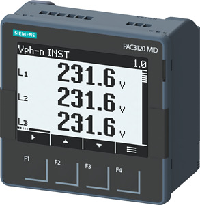 SENTRON Power Monitoring PAC3120 MID Fronteinbau 690/400V 5A 100