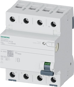 FI-Schutzschalter Typ B 40A 3+N-pol. 30mA 400V 4TE kurzzeitverz