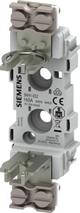 NH-Sicherungsunterteil Kunststoff Baugr.00 1-polig 160 A 690 V Clampanschl
