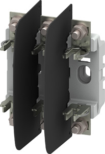 NH-Sicherungsunterteil Kunststoff Baugr.00 3-polig 160 A 690 V Flachanschl