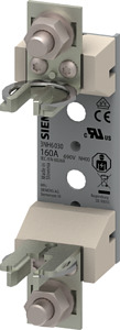 NH-Sicherungsunterteil Keramik Baugr.00 1-polig 160 A 690 V (1000 V)