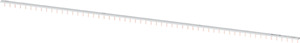 Cu-Sammelschiene 1-phasig ohne Endkappen 1016mm