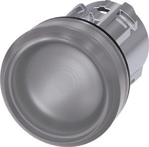 LEUCHTMELDER, KLAR Leuchtmelder, 22mm, rund, Metall, hochgl
