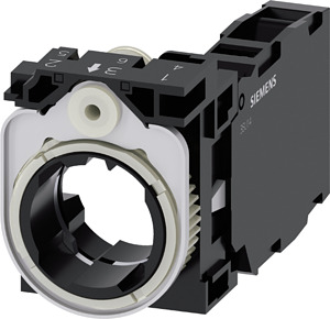HALTER, KONTAKTMODUL 1S+1OE Halter für 3 Module, 1S+1Ö