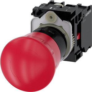 NOT-HALT-PILZDRUCKTASTER, 40MM, ROT Not-Halt-Pilzdrucktaster, 22 mm, rund, K