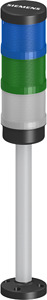 Komplettgerät Signalsäule blau grün weiß integrierter LED 24VAC/DC