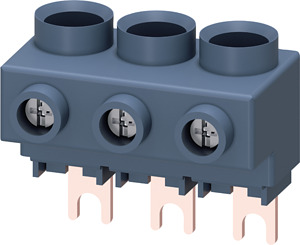 3-Phasen-Einspeiseklemme Bgr.S00/S0 f.3-Phasen-SaS Anschl.oben