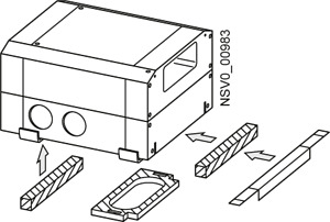 Schutzarterhöhung IP55 BD01-AK2X-IP55 Abgangskasten