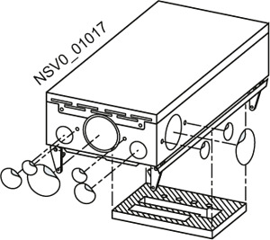Schutzarterhöhung IP55 BD2-AK02X-IP55 Abgangskasten