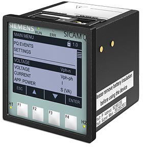 SICAM Q100 Multifunktionsmessgerät 2/2 dig. I/O, RJ45, Modbus TCP, IEC