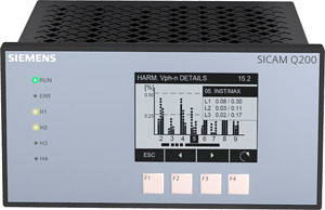 SICAM Q200 multifunktionaler Netzqualitätsschreiber PQI-A Abmessungen