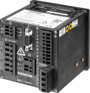 SICAM P850 Multifunktionsmessgerät Basismessungen Hutschienengehäuse ohne