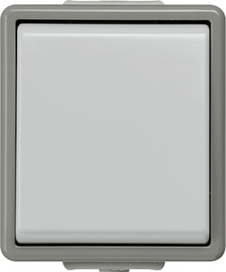 Ausschalter 1-polig DELTA fläche AP IP44