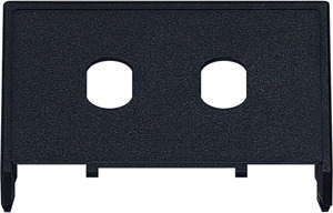 Montageplatte für Abdeckplatte DELTA 2xST AMP für LWL