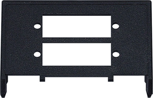 Montageplatte für Abdeckplatte DELTA 2xICCS AMP Schrägausl.