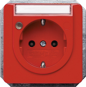 SCHUKO-Steckdose 16A DELTA profil orange Betriebsanz.
