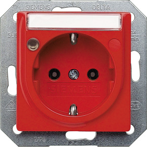 SCHUKO-Steckdose 10/16A DELTA i-system orange